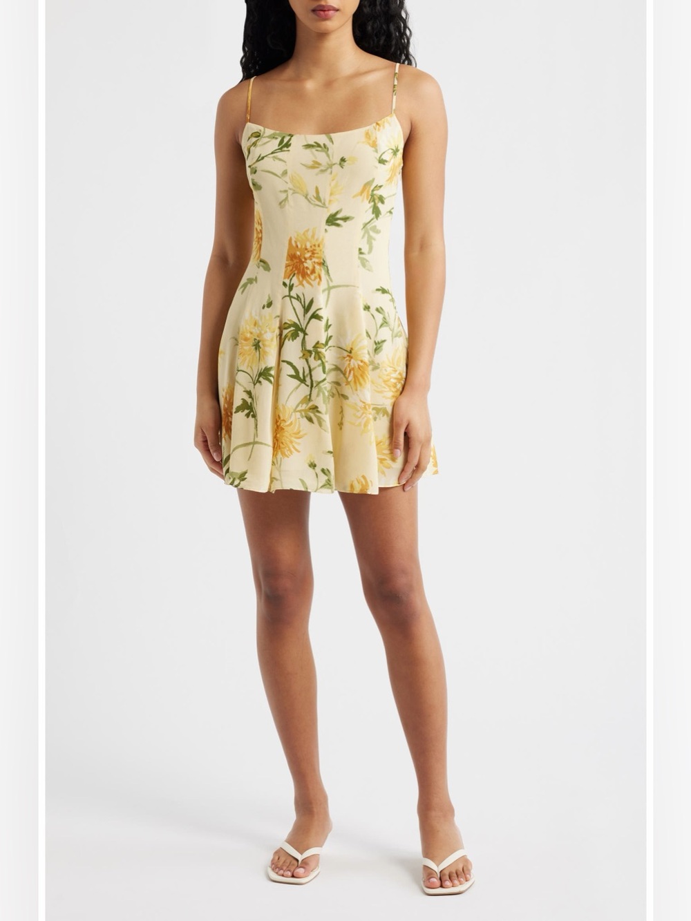 Reformation Annelise Floral Minidress